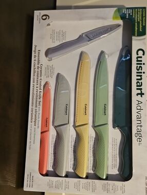Cuisinart Advantage 6-Piece Color-Coded Knife Set - Multi (Pastel)